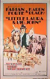 LITTLE LAURA & BIG JOHN original issue folded 1-sheet movie poster