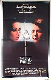 LAST WINTER original issue folded 1-sheet movie poster