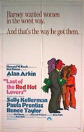 LAST OF THE RED HOT LOVERS original issue folded 1-sheet movie poster