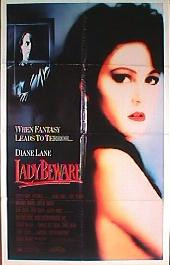 LADY BEWARE original issue folded 1-sheet movie poster