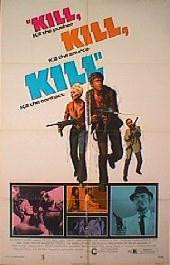 KILL original issue folded 1-sheet movie poster