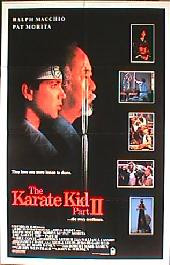 KARATE KID II original issue folded style B 1-sheet movie poster