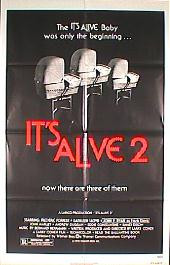 IT'S ALIVE 2 original issue folded 1-sheet movie poster
