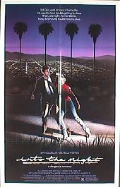 INTO THE NIGHT original issue folded 1-sheet movie poster