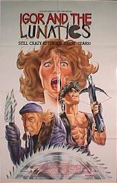 IGOR AND THE LUNATICS original issue folded 1-sheet movie poster