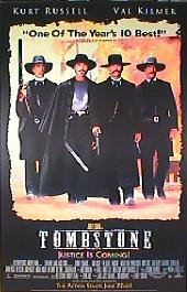 TOMBSTONE original issue rolled Video 1-sheet movie poster