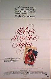 IF EVER I SEE YOU AGAIN original issue folded 1-sheet movie poster