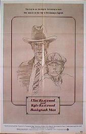 HONKEYTONK MAN original issue folded 1-sheet movie poster