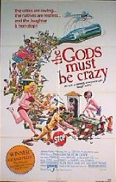 GODS MUST BE CRAZY,THE original issue folded 1-sheet movie poster