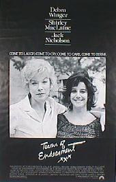 TERMS OF ENDEARMENT 1983 original issue rolled 1-sheet movie poster
