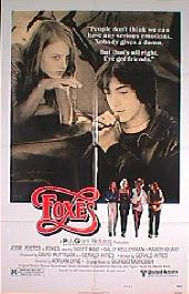 FOXES original issue folded 1-sheet style B movie poster