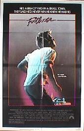 FOOTLOOSE original issue folded 1-sheet movie poster