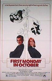 FIRST MONDAY IN OCTOBER original issue folded 1-sheet movie poster