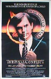 FINAL CONFLICT original issue folded 1-sheet movie poster