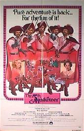 5TH MUSKETEER original issue folded 1-sheet movie poster