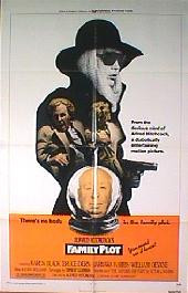 FAMILY PLOT original issue folded 1-sheet movie poster.