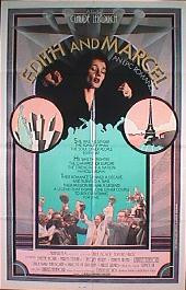 EDITH AND MARCEL original issue folded 1-sheet movie poster
