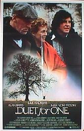 DUET FOR ONE original issue folded 1-sheet movie poster