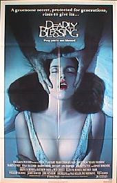 DEADLY BLESSING original issue folded 1-sheet movie poster