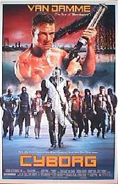 CYBORG original issue folded 1-sheet movie poster