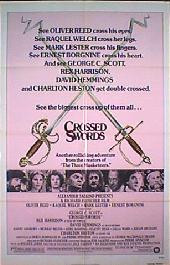 CROSSED SWORDS original issue folded 1-sheet movie poster