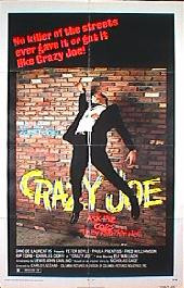 CRAZY JOE original issue folded 1-sheet movie poster