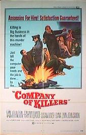 COMPANY OF KILLERS original issue folded 1-sheet movie poster