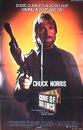 CODE OF SILENCE original issue folded 1-sheet movie poster