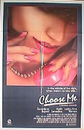 CHOOSE ME original issue folded 1-sheet movie poster
