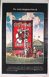 BRONCO BILLY original issue folded regular 1-sheet movie poster
