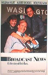BROADCAST NEWS original issue folded 1-sheet movie poster