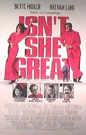 ISN'T SHE GREAT original issue rolled double sided 1-sheet movie poster