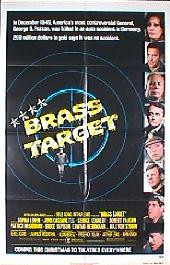 BRASS TARGET original issue folded advance 1-sheet movie poster