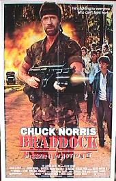 BRADDOCK original issue folded 1-sheet movie poster