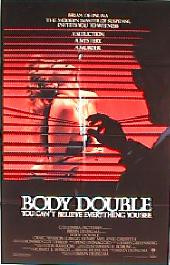 BODY DOUBLE original issue folded 1-sheet movie poster