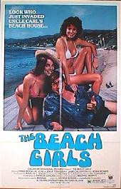 BEACH GIRLS, THE original issue folded 1-sheet movie poster