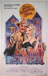 BEST LITTLE WHOREHOUSE IN TEXAS original issue folded 1-sheet movie poster