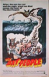 BAT PEOPLE, THE original reissue folded 1-sheet movie poster