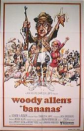 BANANAS original reissue International folded 1-sheet movie poster