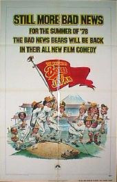 BAD NEWS BEARS GO TO JAPAN original issue folded advance 1-sheet movie poster