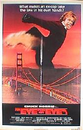 AN EYE FOR AN EYE original issue folded 1-sheet movie poster