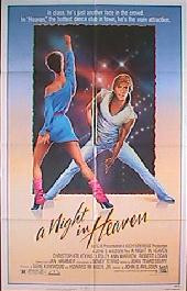 A NIGHT IN HEAVEN original issue folded 1-sheet movie poster