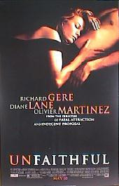 UNFAITHFUL original issue rolled 1-sheet movie poster