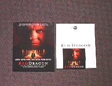 RED DRAGON original issue movie CD presskit