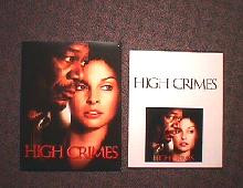HIGH CRIMES original issue movie CD presskit