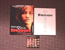 ENOUGH original issue movie CD presskit