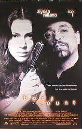 BODY COUNT 1997 original issue rolled 1-sheet movie poster
