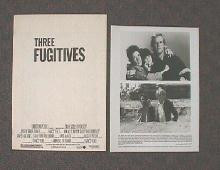 THREE FUGITIVES original issue movie presskit