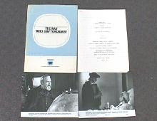 MAN WHO SAW TOMORROW, THE original issue movie presskit