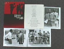 LEAN ON ME original issue movie presskit